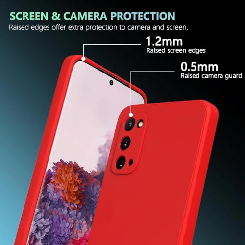 ULXITEYU Soft TPU Slim Case for Samsung Galaxy Note 20, Lightweight, Snug Fit, Drop-Resistant, Shock-Absorbent, Scratch-Resistant, Red - image 5