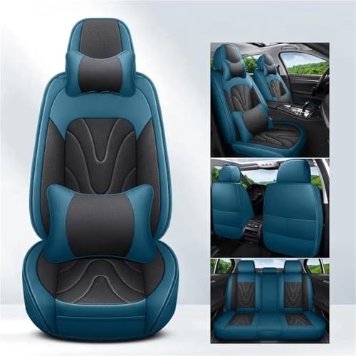 �ԗp�V�[�g�J�o�[ �ɓK������ C�N���X C180 C200 C230 C240 C250 C280 C300 CL200 CL500 CL550 �����A�N�Z�T���[�p 5D�J�[�V�[�g�J�o�[ 1�Z�b�g �J�[�V�[�g�J�o�[(Black bule LUXUry)