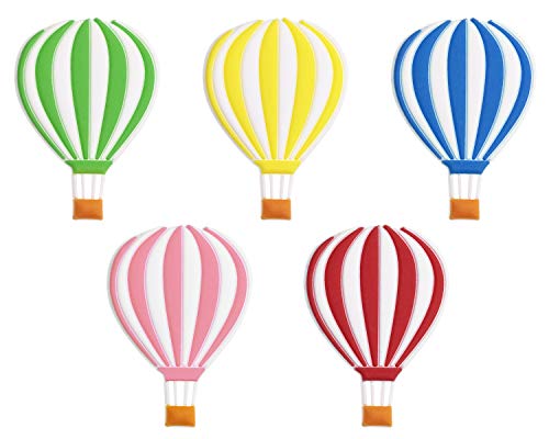 PENTA ANGEL Rubber Hot Air Balloon Fridge Magnets 10pcs Large Cute Cartoon Refrigerator