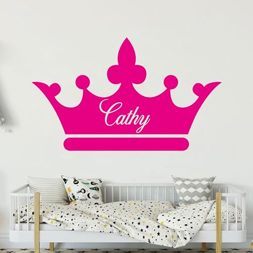 Vinilo Decorativo Personalizado Nombre con Corona 42x25cm miniatura 4