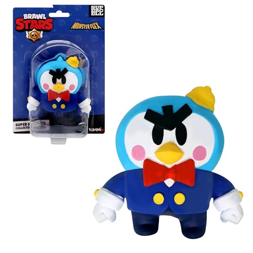 Bizak Monsterflex Brawl Stars Figura Mr.P Coleccionable, muñeco súper Extensible y elástico, 13 cm, 10 para coleccionar, para Adultos Fans coleccionistas y niños Desde 8 años, (64390009-10)