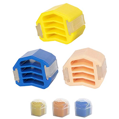 LXZH 3PCS Ejercitador De Mandíbula, Moldeador De Mandíbula, Tonificador Facial, Ejercitador De Doble Mentón Equipo De Tonificación De Mandíbula Cara Cuello Bola De Fitness, 30 Libras,3 Colors Cover