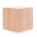 5 Inch Solid Wood Block Cube - 1 Block
