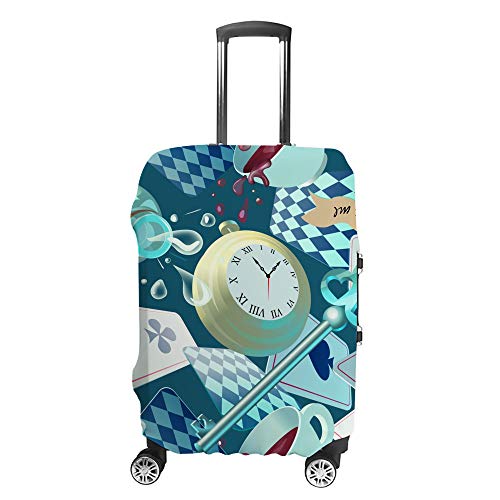 Housse de valise Alice au pays des merveilles Ruchen evite rayures et saletés