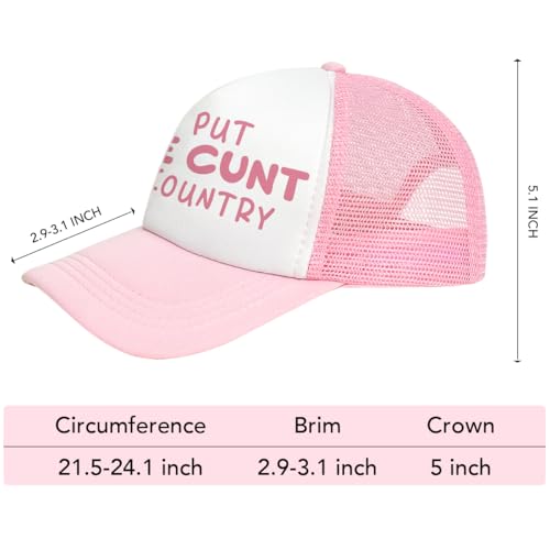 Funny Trucker Hat Gag Baseball Cap for Women Men Hat Adjustable, Friends Gag Gifts Essential for Travel - Image 3