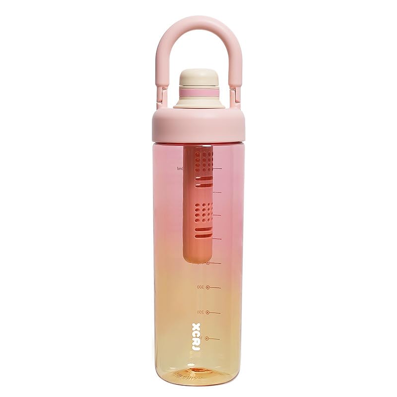 Bouteille d'eau de sport 1 L avec infuseur amovible et grand débit