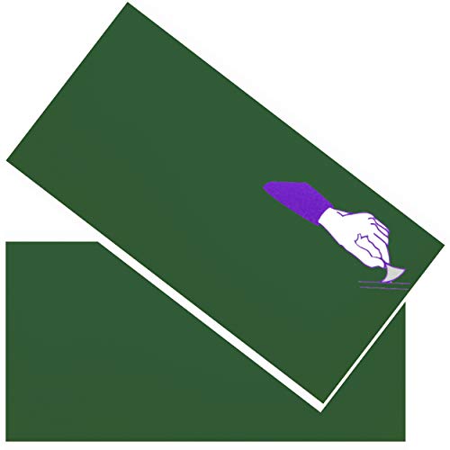 alles-meine.de GmbH 4 Stück Selbstklebende - Reparatur - Aufkleber/Bügel Flicken - Nylon - grün - dunkelgrün - flaschengrün - jägergrün - 20 cm * 10 cm - Stoff - selbstkleben..