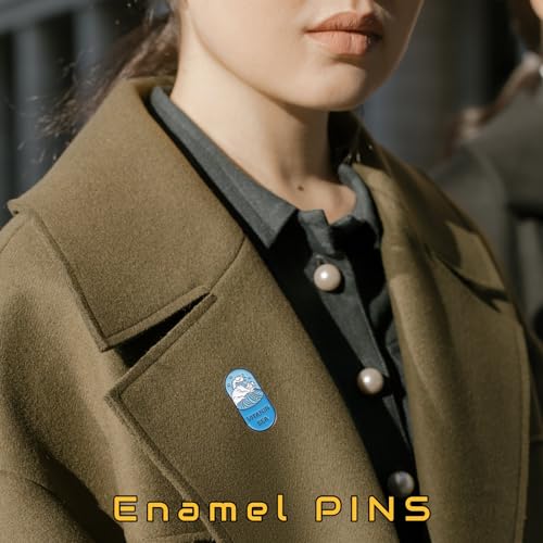 Image of Enamel Pins for Backpacks, Colorful Cute Cartoon Lapel Pins, Cool Bedge Brooch Pins for Lanyard, Bags, Hat, Clothes, Jacket. Clothing Decoration