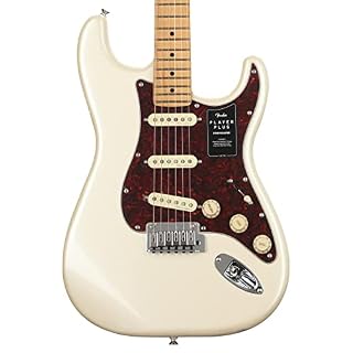 Player Plus Stratocaster MN Olympic Pearl - Les Beatles, Paul McCartney, John Lennon, RIngo Starr, George Harrison