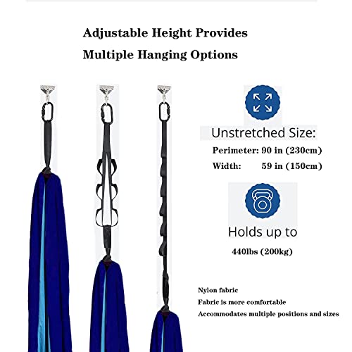 Daperci Sensory Swing For Adults Double Layer Indoor Therapy Swing Indoor Sensory Swing Set Therapy Compression Swing That An Egg Chair Or Kids Hammock Chair For Adhd Autism (Color : Purple/Black) #TOP4