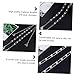 VERDANVERSE 1Pair Pearl Decorative Straps Non Slip Invisible Shoulder Straps for Women for Summer Outfits Fashionable and Comfortable Fit