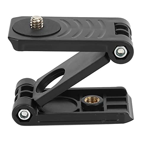 Z Tilt Tripod Head, Folding Z Type Tripod Head, Black Mounting Plate Camera Support Bracket, for Tripod/DSLR Cameras Camcorders Cover
