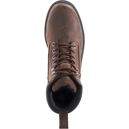Wolverine Men's Floorhand 6 Inch Waterproof Steel Toe-M Work Boot, Dark Brown, 10 M US