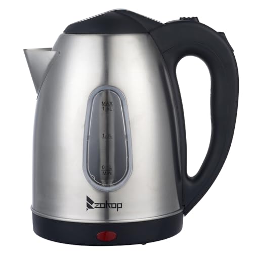 Hervidor eléctrico de acero inoxidable 1.5L 120V 1200W miniatura 1