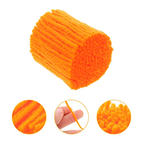 Image of EXCEART Latch Hook Rug Yarn 10 Rolls Acrylic Fiber Craft Orange DIY Latch Hook for Rug Making Carpet Cushion Home Decoration