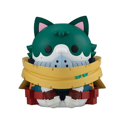 メガハウス(MegaHouse) MEGA CAT PROJECT 僕のヒーローアカデミア ニャンとも大きなヒロアカニャンコ 緑谷出久 約120mm PVC樹脂製 塗装済み完成品フィギュア