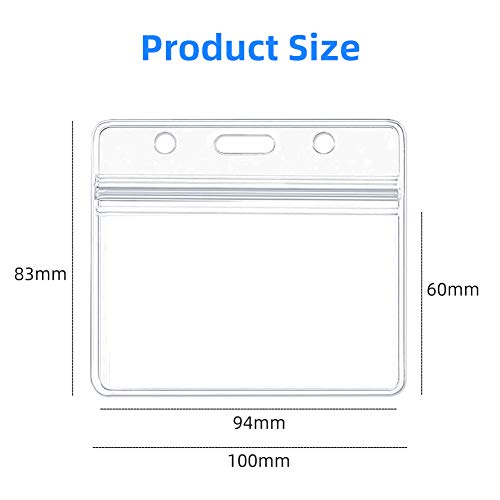 XCOZU 10 Pezzi Porta Badge, Carte d'identità in