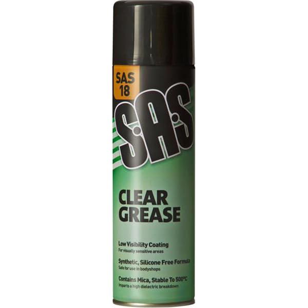 SAS Clear Grease 500ml SAS18 Pack of 6