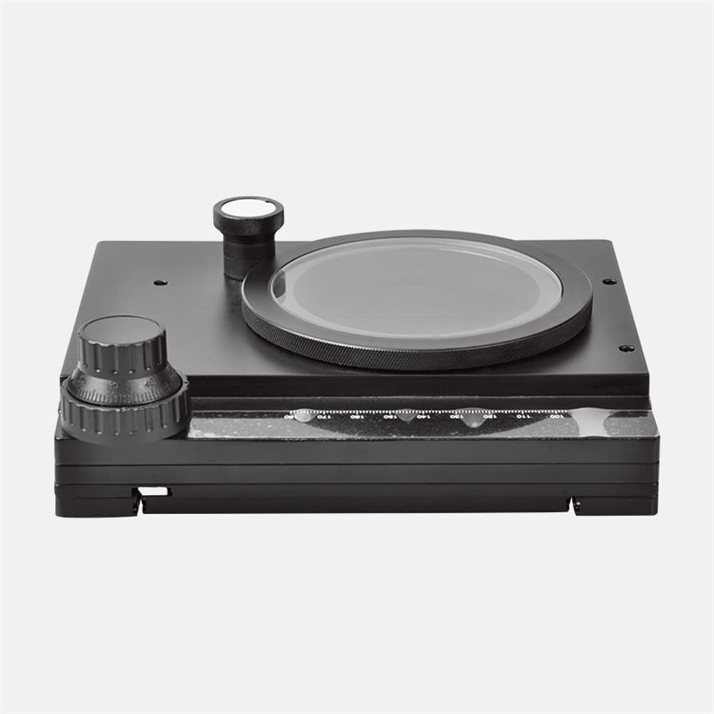 Microscope Rotatable XY Fine-Tuning Loading Table Microscope Universal Precision Loading Mobile Platform