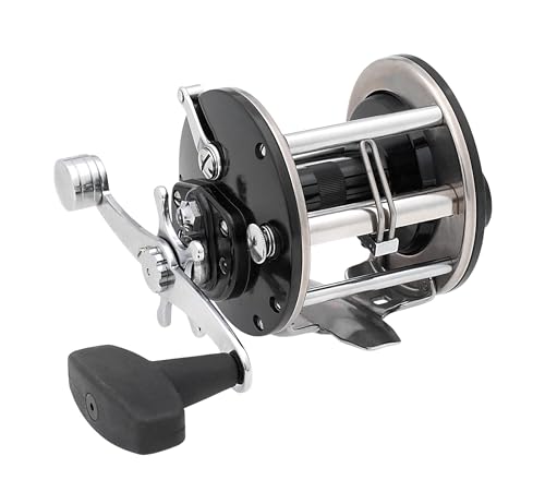 PENN General Purpose Level Wind Conventional Nearshore/Lake Fishing Reel, HT-100 Star Drag, max of 10lb | 4.5kg, Machined and Anodized Aluminum Spool with Bakelite Sideplates, 290yd/20lbs, Black