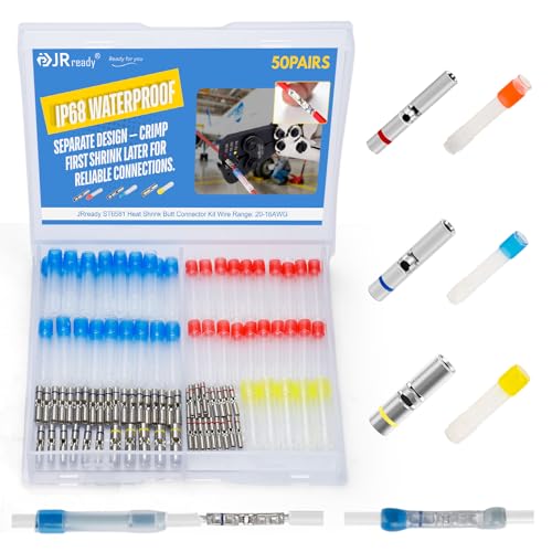 Kit d'épissure thermorétractable ST6581 JRready 26-12 AWG pour câbles électriques