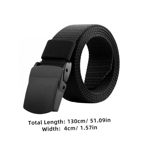NOLITOY Outdoor Quick-Dry Belt for Men Adjustable Canvas Tactical Belt with Plastic Buckle Lightweight and Versatile Waistband for Hiking Camping and Everyday Use2