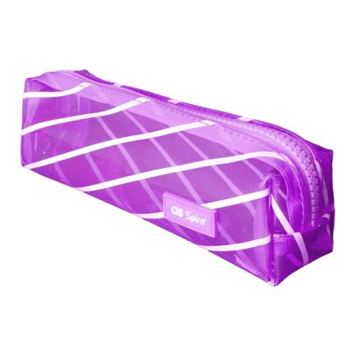 Estojo Escolar CIS Spiro, Roxo, 1 unidade