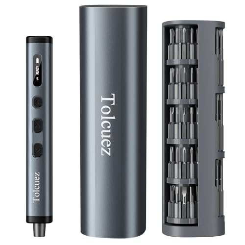Mini Electric Screwdriver 78 Piece Precision Screwdriver Set Equipped with an Intelligent Digital Display 5 Speed Adjustable S2 Magnetic Head Suitable for Laptop Repair and Home Repairs