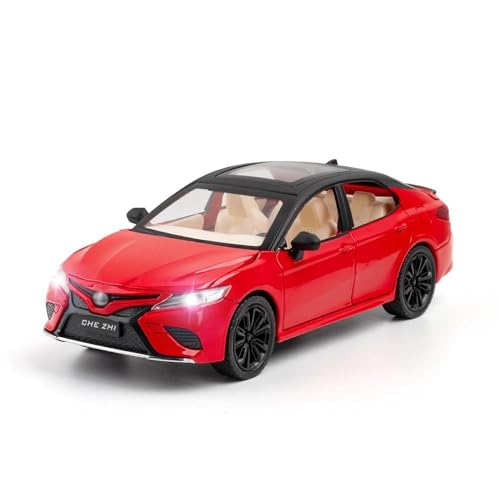 Image of VARIYA ENTERPRISE Exclusive Alloy Metal Pull Back Die-Cast Car Diecast Metal Pullback Toy Car with Openable 6 Doors,Light Music Boys Gifts Toys (1:24 Big Toyato Camry - Multicolor)