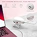 Electric Razors for Women: Rechargeable Shaver with Detachable Head - 5D Wet and Dry Lady Hair Remover for Legs and Hand (Gold)