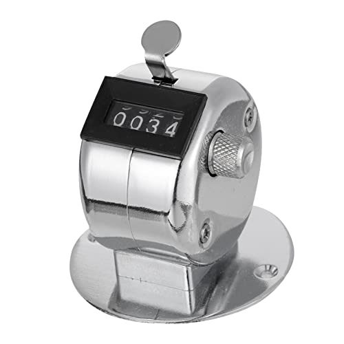 POPETPOP Manual 4 Counter Tally Clicker Counting Device Metal Desk Tally Mechanical Recorder