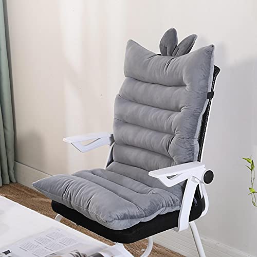 chenqian Coussin de siège en peluche monobloc - Coussin de soutien du dos - Coussin épais pour fauteuil de voiture, fauteuil roulant, chaise de bureau, pour soulager la douleur de la sciatique