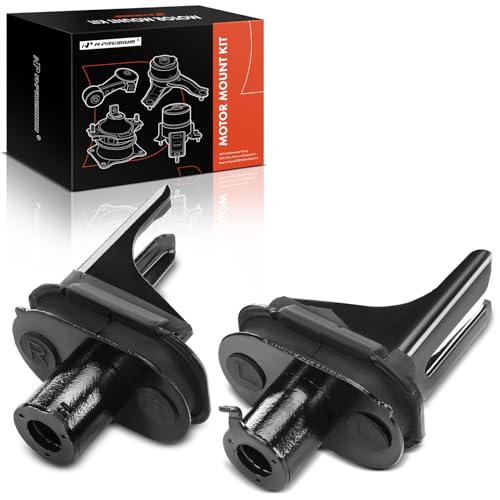 A-Premium 2PCS Front Center Left Right Suspension Mount Set Compatible with Honda Accord 2003-2012, Accord Crosstour 2010-2011 & Acura TL 2004-2008, TSX 2004-2014, Petrol, Replace# 50280SDAA01