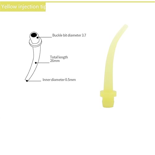 Miniatura 2 de 50 puntas dentales intraorales para materiales de odontología, tubos de mezcla de caucho de silicona desechables para laboratorio - REDBLUE