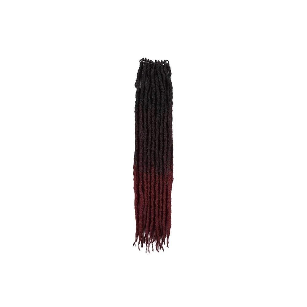 Goddess Straight Locs 30 cm włosy szydełkowe, 6 sztuk, syntetyczne przedłużki do włosów, 18 pasemek/opakowanie (3T530)