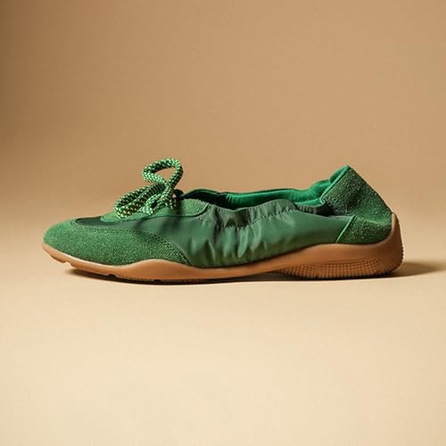 Image of Theater Kai Casual Sneakers in Suede for Women | Stylish Flat Lace-Up Shoes | Lightweight Comfortable Footwear with Cushioned Insole