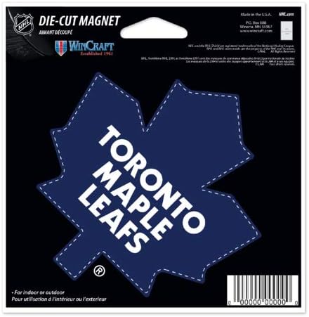 Wincraft Toronto Maple Leafs 4 1/2" Hockey Puck Die-Cut Magnet