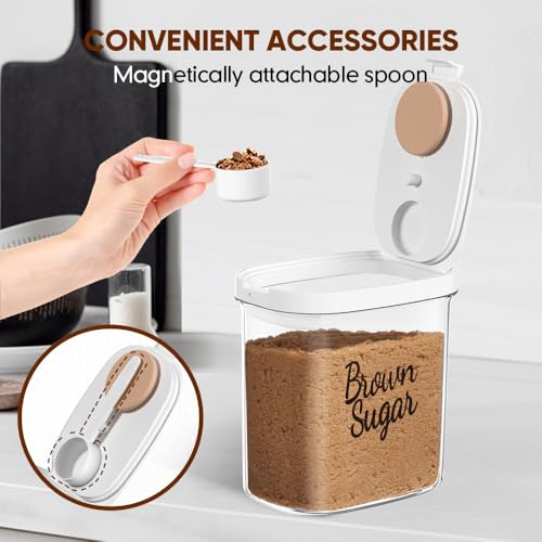 Contenedor de azúcar moreno hermético con descuento - SAGEP7UD