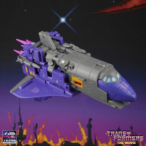 Transformers Studio Series, Figurine Convertible Astrotrain Classe Leader de 17 cm, Les Transformers : Le Film, Robots-Jouets, dès 8 Ans