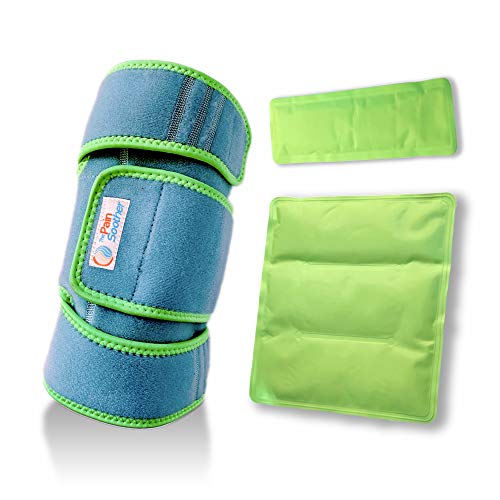 Knee Ice Pack Wrap - Premium Cold/Hot Gel 360 Degree Compression Brace