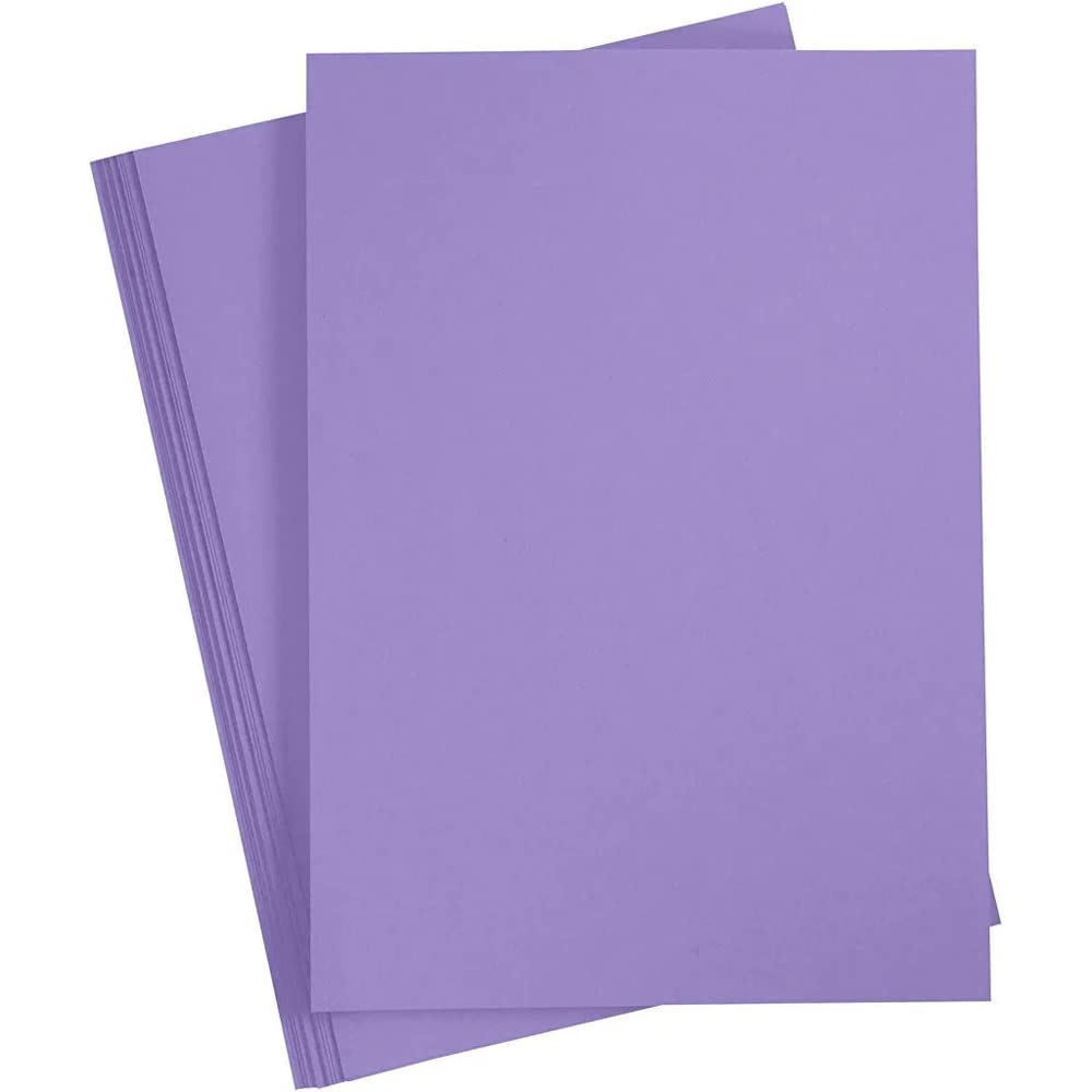 Crafty Capers Purple 20 A4 180Gsm Card Sheets For Crafts