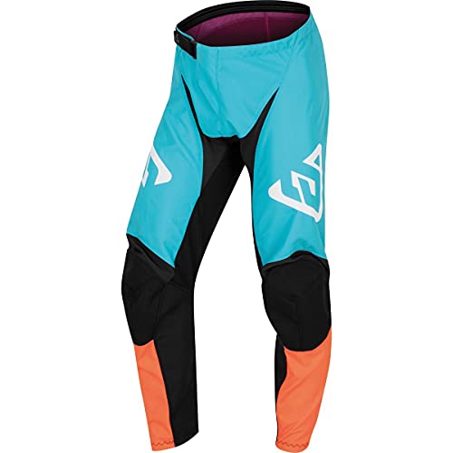 Answer Racing A22 Syncron Prism Youth Boys Off-Road Motorcycle Pants - Astana/Rhodamine Red/Hyper Orange / Y26