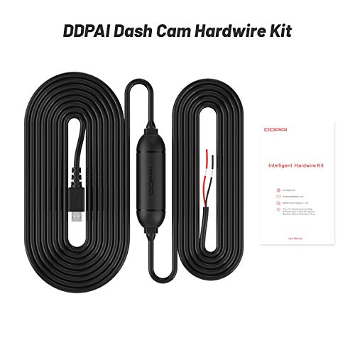 Ddpai Dash Cam Mini Hardwire Kit, Usb Hard Wire Kit Fuse For Dashcam, Plozoe 12V-24V To 5V Car Dash Camera Charger Power Cord, Gift 3 Fuse Tap Cable And Installation Tool（11.5Ft） (Mini- Usb Cable) #TOP6
