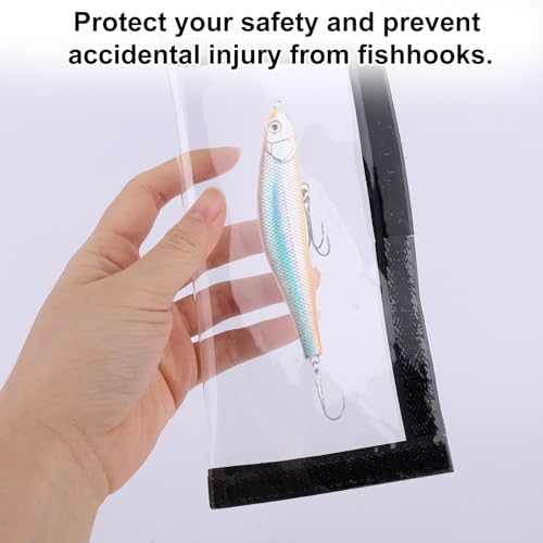 6 piezas Fundas Transparentes para Señuelos de Pesca miniatura 6