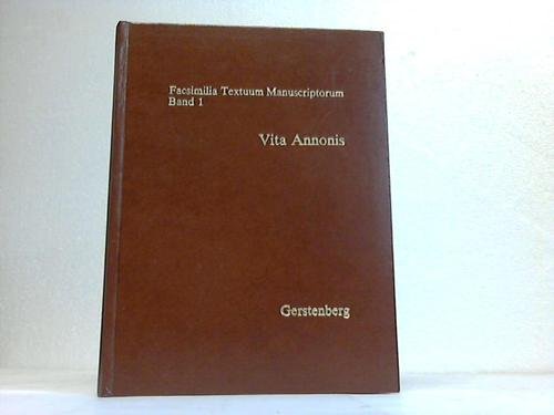 Vita Annonis minor und Nachträge dazu