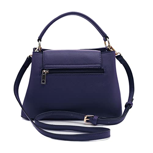 Image of EVVE Women's Small Satchel Bag Classic Top Handle Purses Fashion Crossbody Handbags with Shoulder Strap