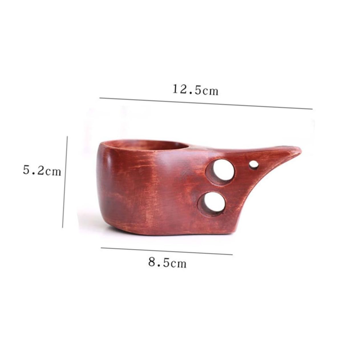 Alipis Wooden Handle Sugar Jar Decorative Sugar Holder for Coffee Shop and Home Use Stylish Wooden Sugar Container for Tea and Baking Kitchen Accessory