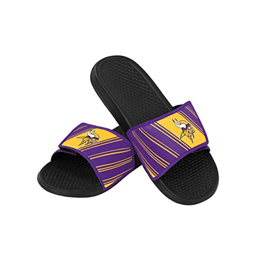 Image of FOCO mens NFL Team Logo Legacy Sport Slide Sandals