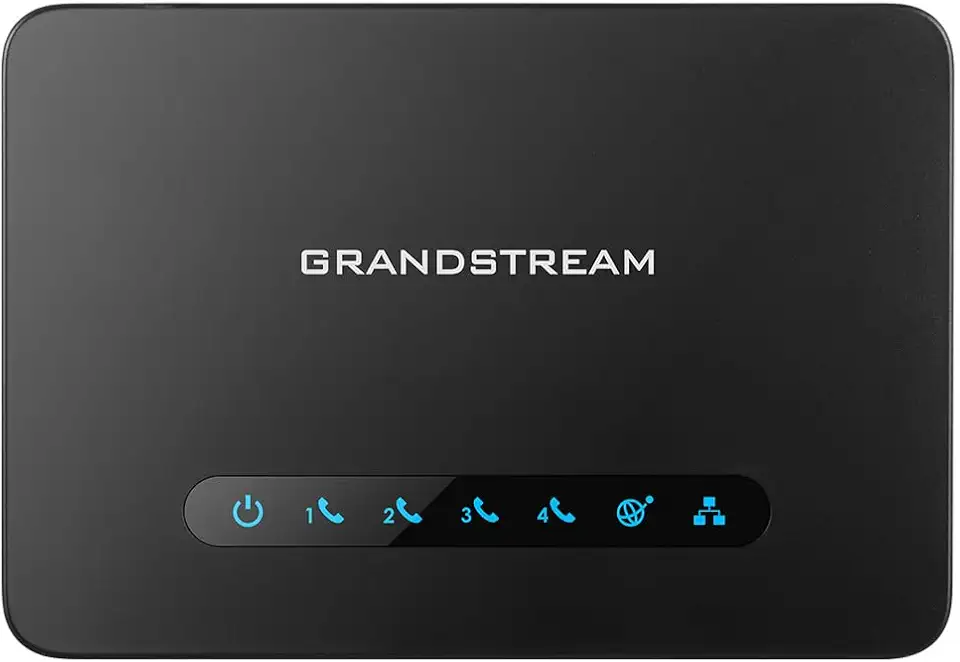 Grandstream HT814 AES 4-FXS Office HD NAT Router 2-SIP Voip Gateway