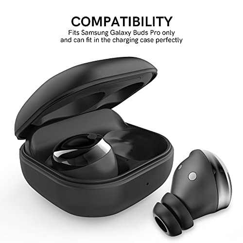 Delidigi for Galaxy Buds Pro Ear Tips, 6 Pairs Double Flange Silicone Eartips Earbuds Earplug Replacement Accessories Compatible with Samsung Galaxy Bus Pro 2021 S/M/L Size by Delidigi - Image 3
